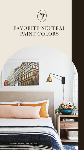 Find our founder Jenny's favorite paint colors on the blog. www.juniperprintshop.com