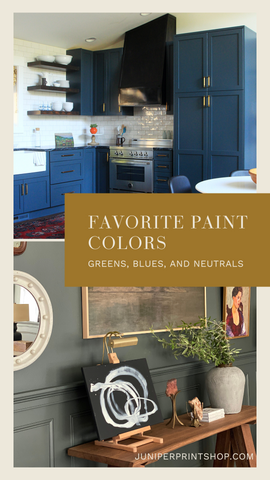 Find over 50 of Jenny's favorite classic paint colors on the blog - www.juniperprintshop.com