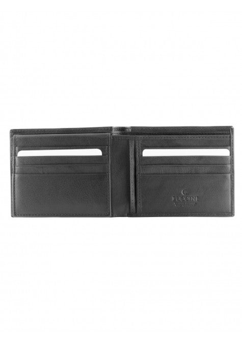 Mancini Leather Men's Bifold Passcase Credit Card ID Wallet Black ...