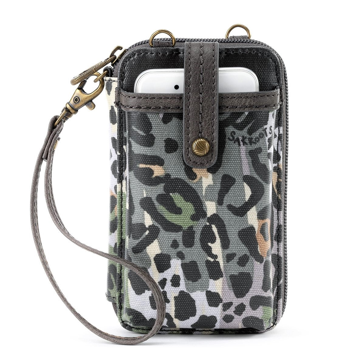 smartphone wristlet crossbody wallet