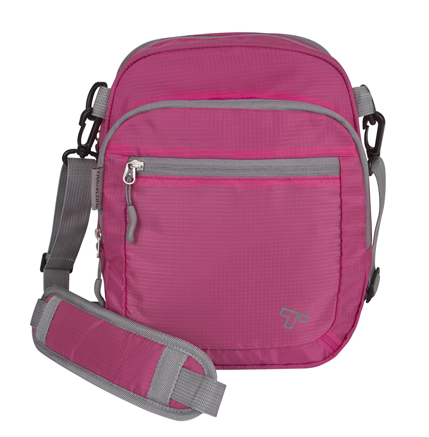 Travelon Compact Convertible Crossbody Duffel Bag with Strap Berry - Travel Trek Luggage ...