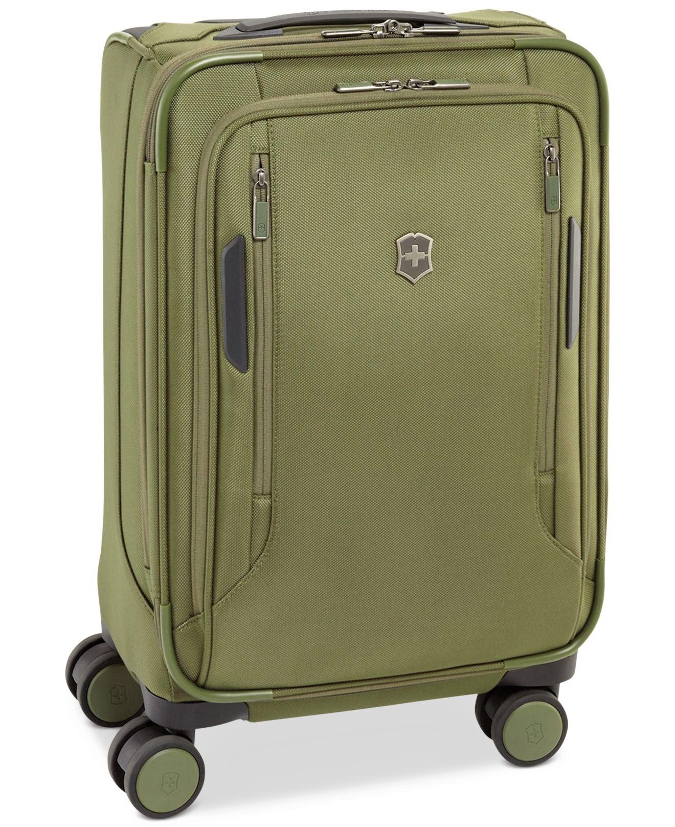 olive green carry on luggage