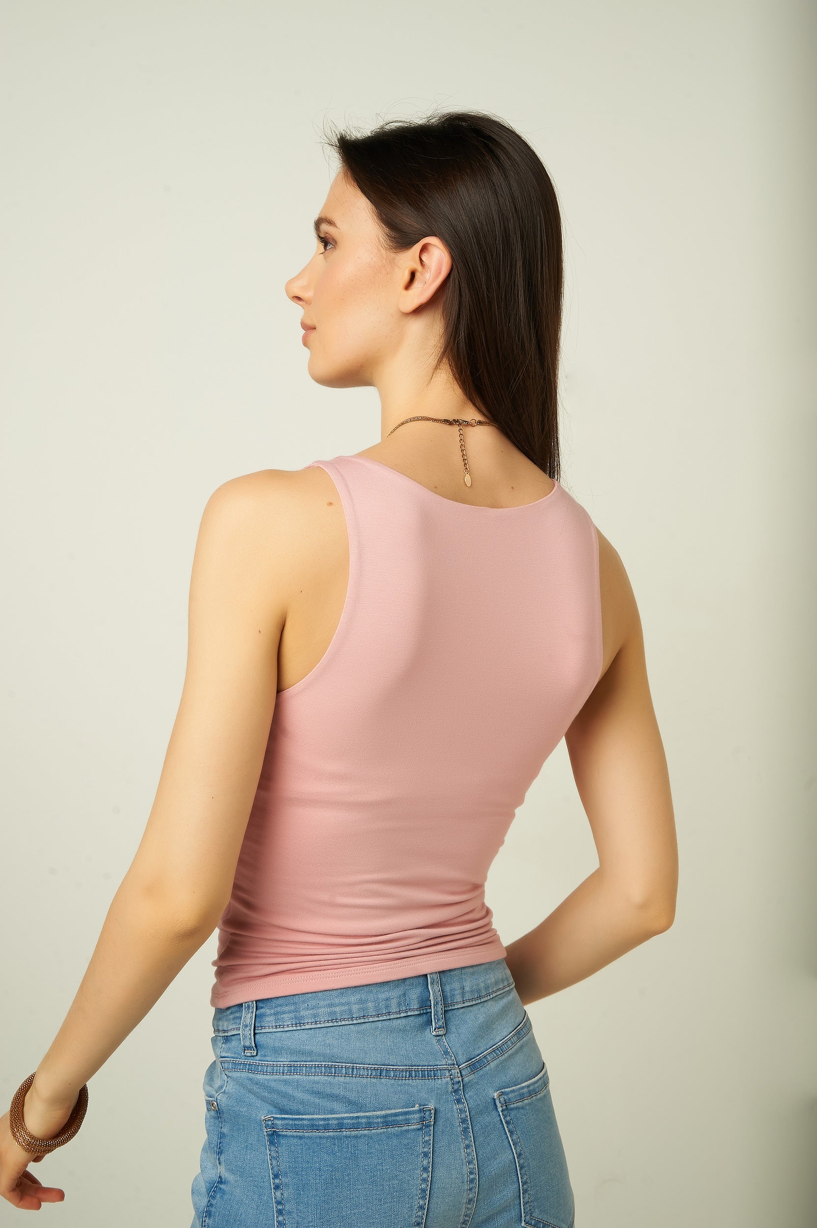 Camisole à col bateau - 18783-Y - (E-A11) - Image 3