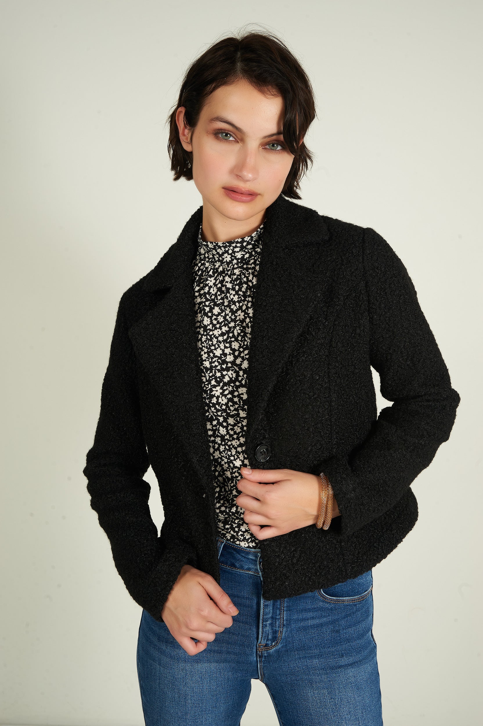 Veste sherpa en tissu bouclé - KOKO - (R-A11) - Image 17