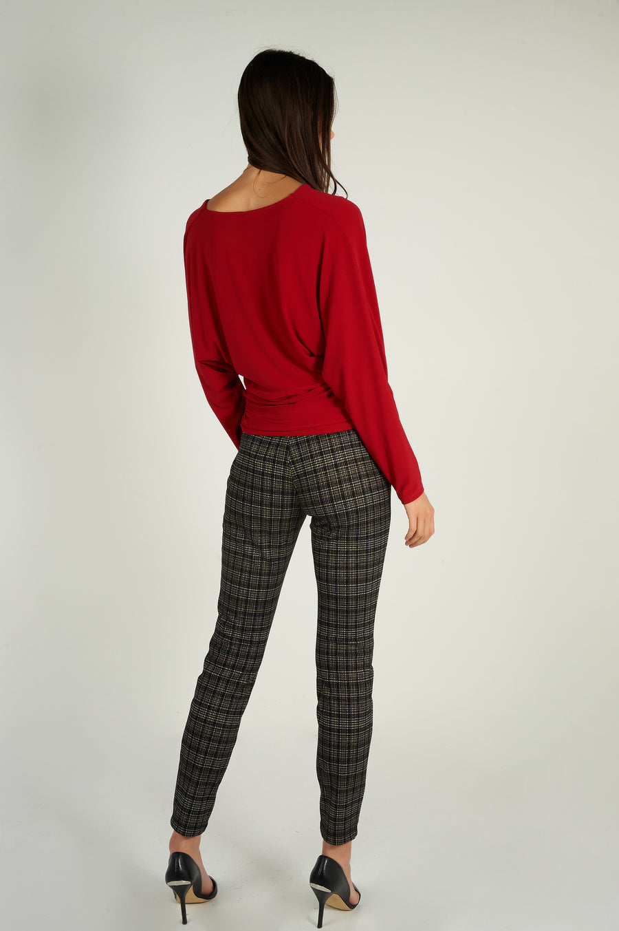 magasinez les pantalons à enfiler à carreaux - Shop the plaid pull on pants from colori