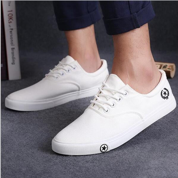 stylish canvas sneakers