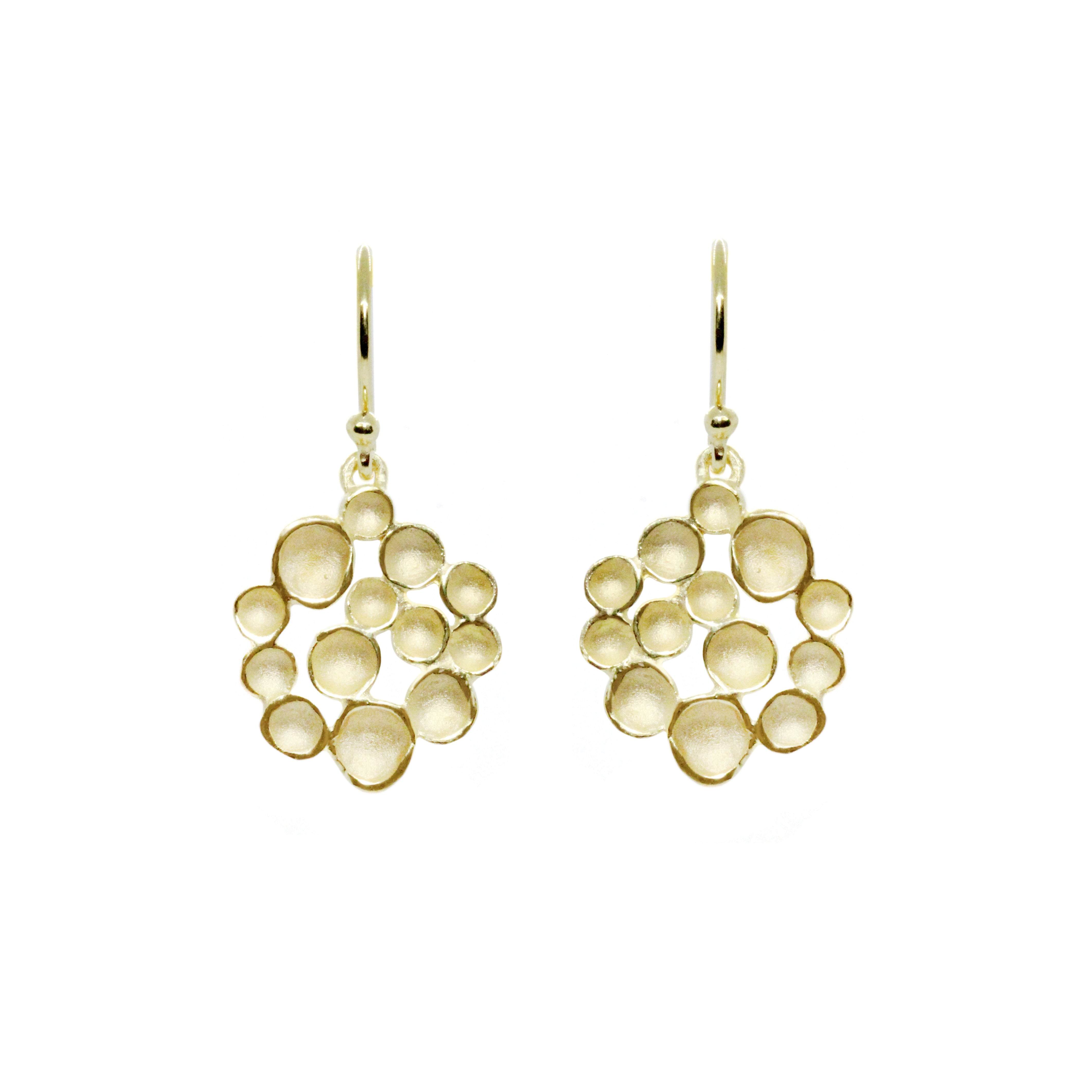 Small Champagne Pod Earrings