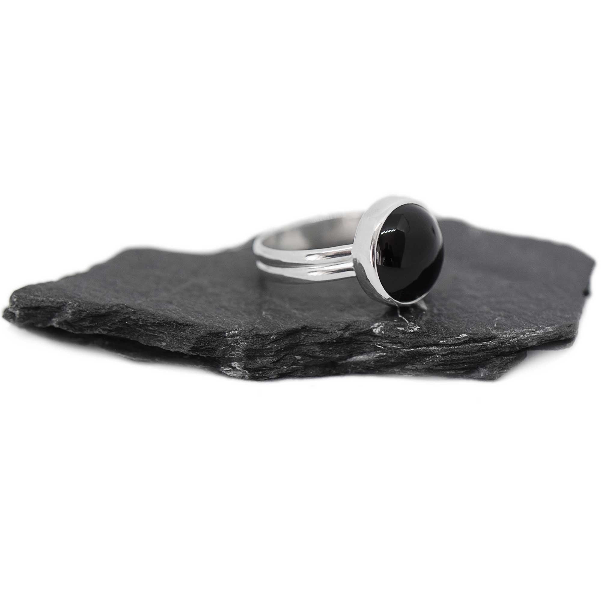 Black Onyx Ring | Sterling Silver | Made To Order