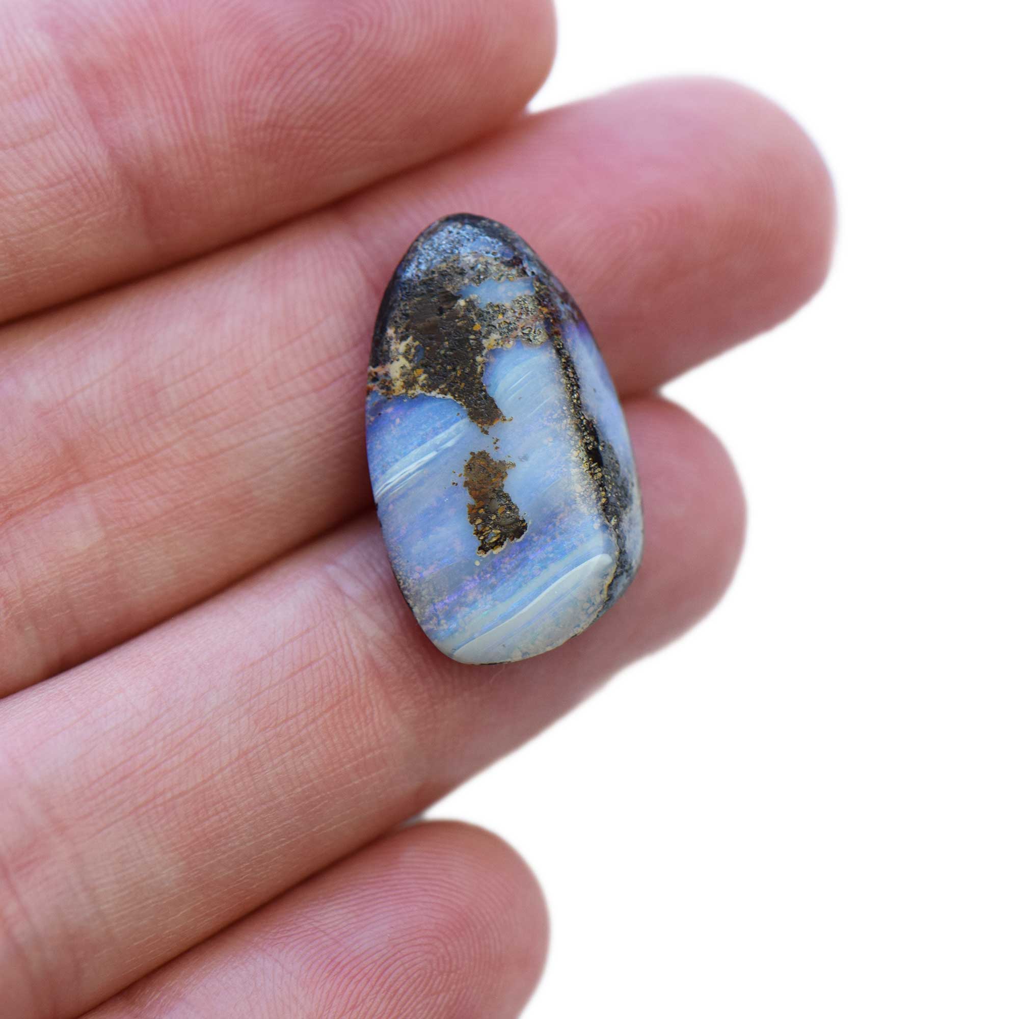 Boulder Opal Ring | Sterling Silver | Pick Your Gemstone