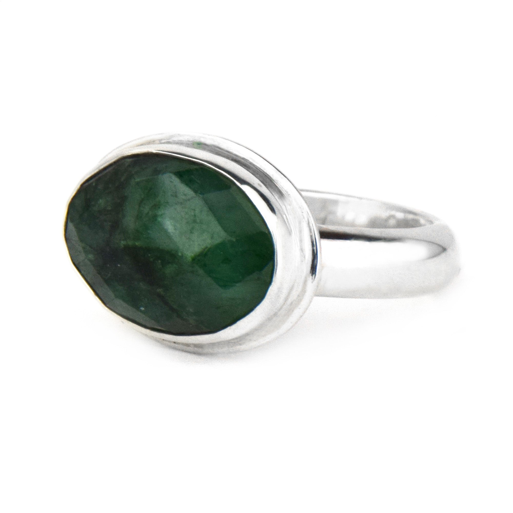 Emerald Ring | Sterling silver | Made To Order