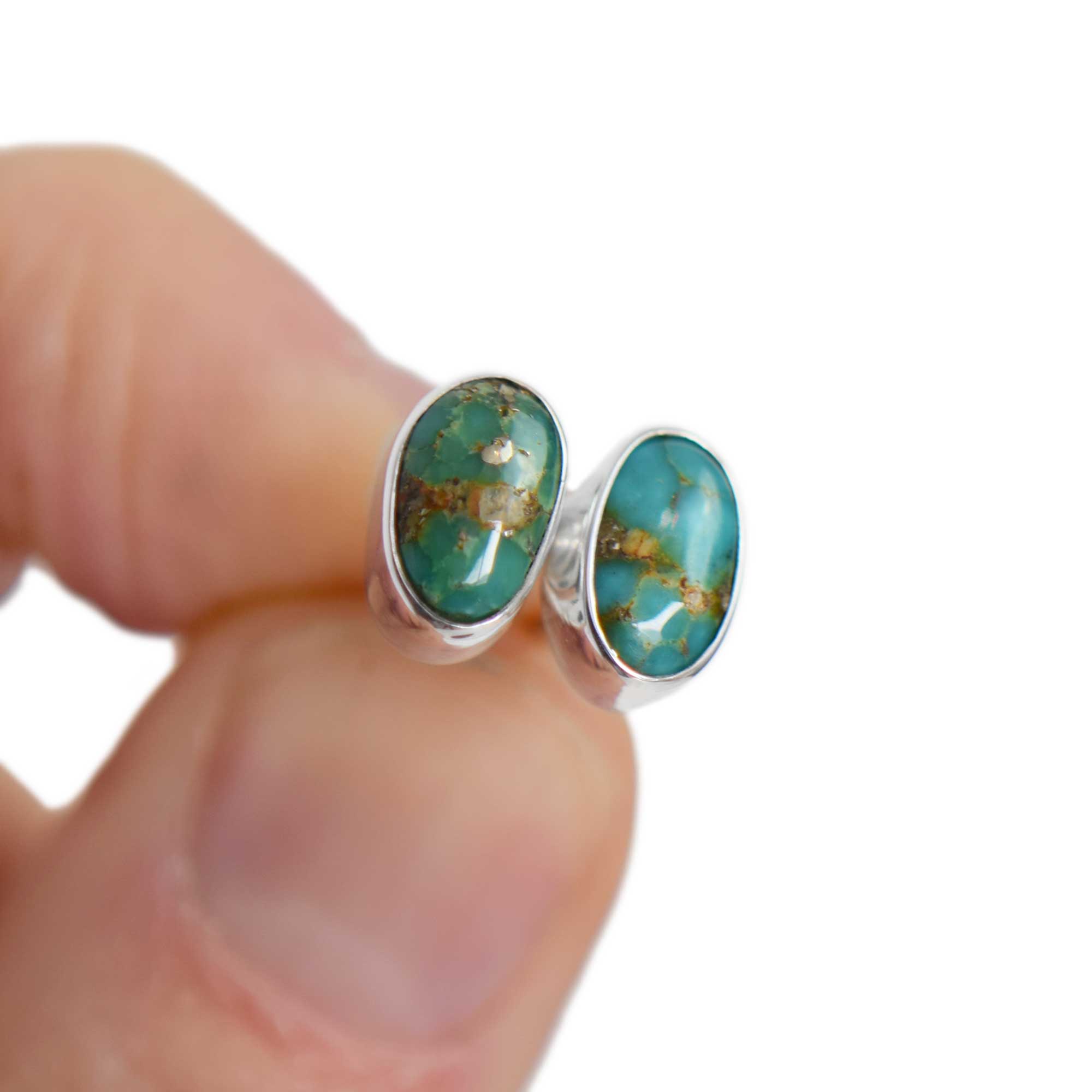 Turquoise Earrings | Sterling Silver | One of a Kind