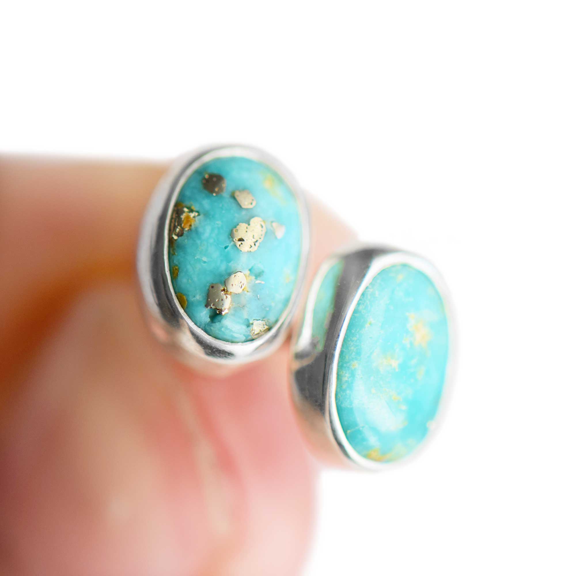 Turquoise Earrings | Sterling Silver | One of a Kind