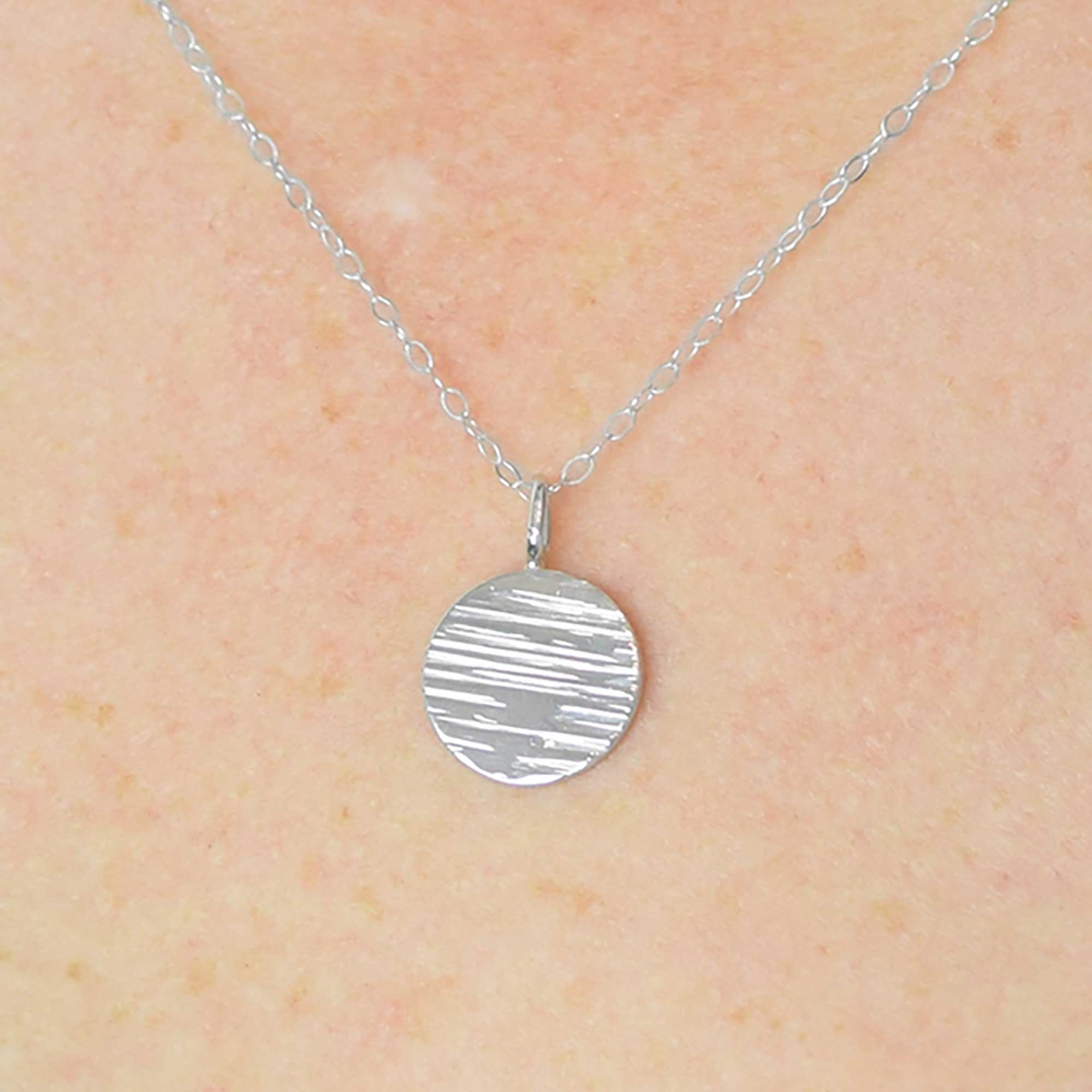 Sandstorm Necklace | Sterling Silver | Large Pendant