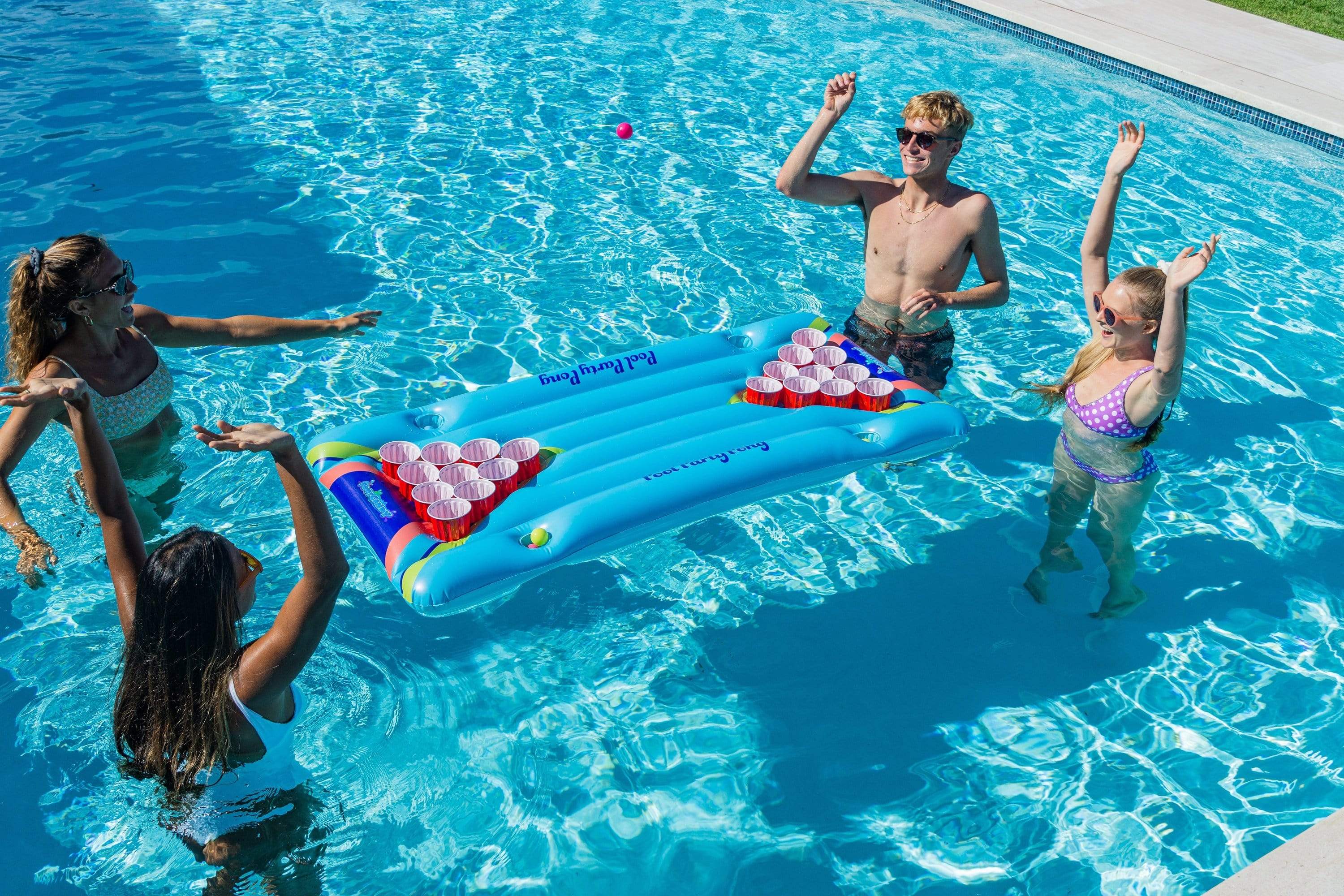 Floating Table Tennis Set PoolCandy