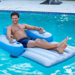 motorized pool float with joystick