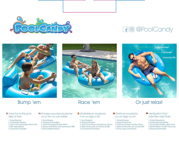 Tube Runner Motorized Water Tube PoolCandy