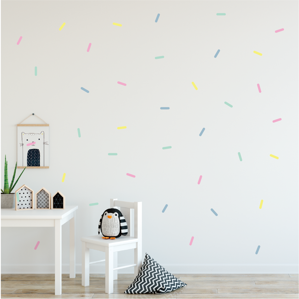 Pastel Sprinkles Fabric Decal