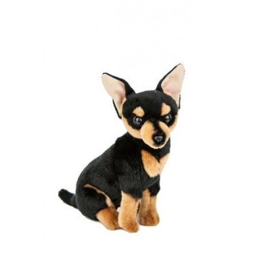 black and tan chihuahua stuffed animal