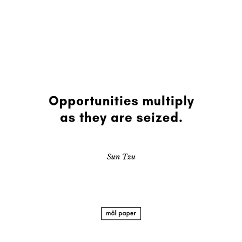 opportunity and business quote