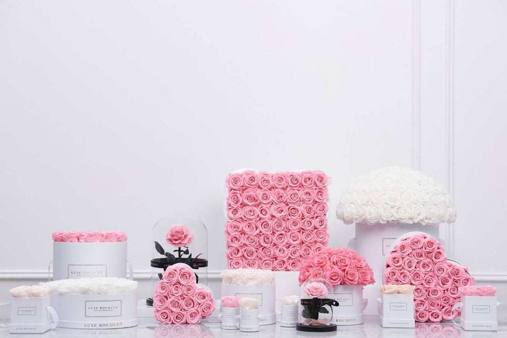 Pink Everlasting Roses Valentine's gift ideas