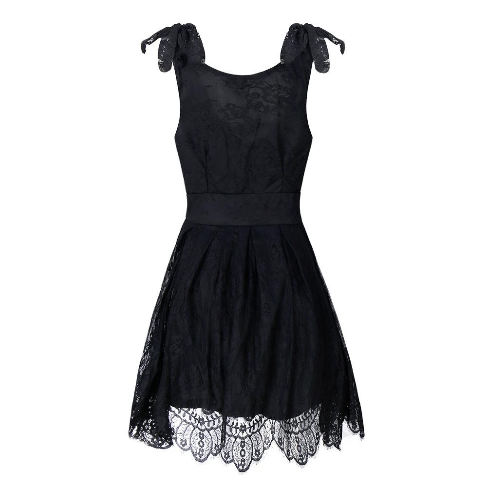 Gothic Lace Dress Vintage Sleeveless Dress – Trends Hill