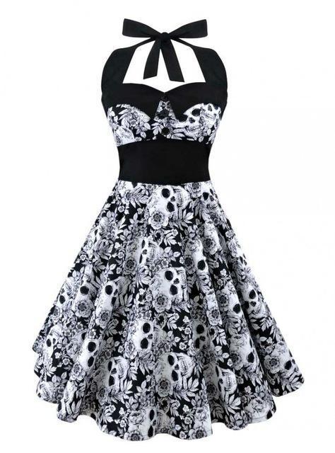 cheap skull dresses