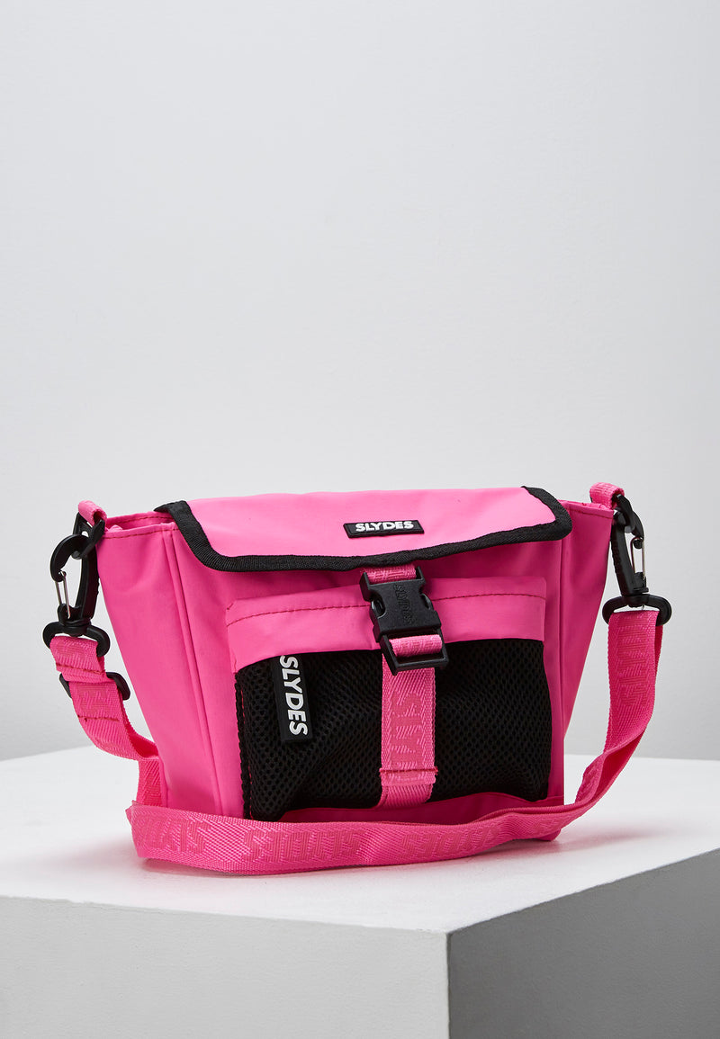 neon pink bag