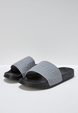 mens sliders grey