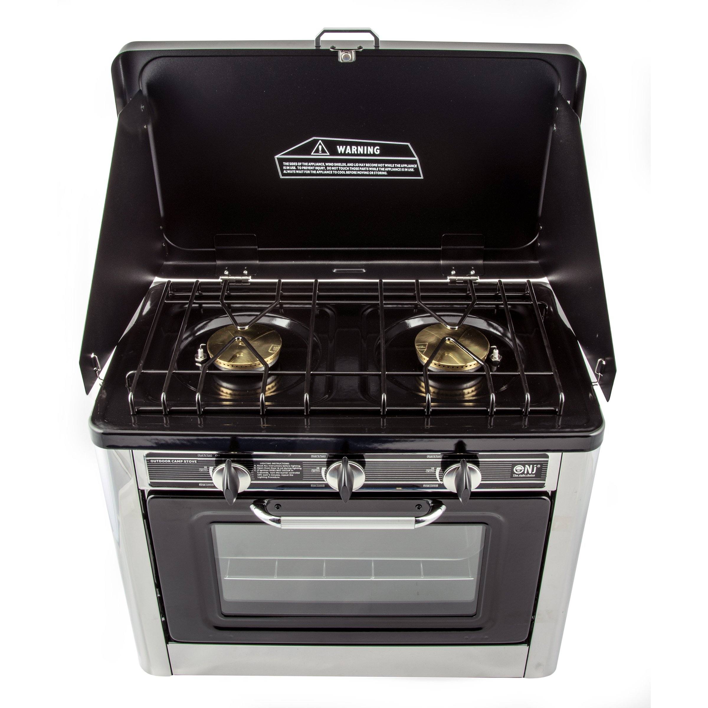 Minimalist 2 Burner Electric Stove With Oven for Small Space