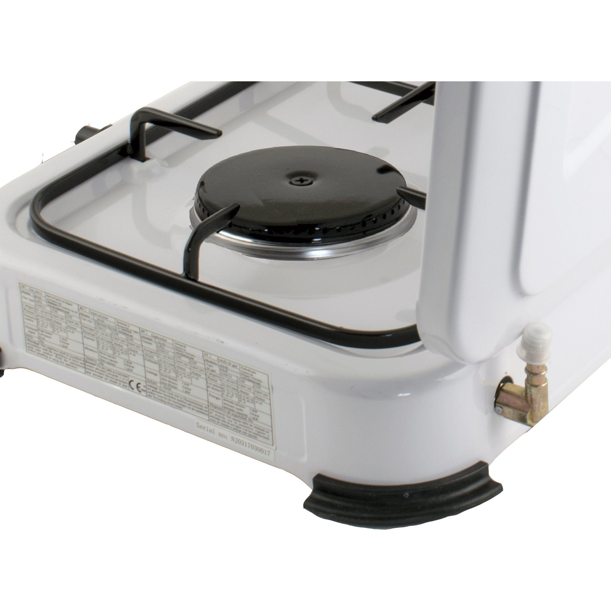 Nj 03 Camping Gas Stove 3 Burner Enamel Lid Outdoor Nj Commerce