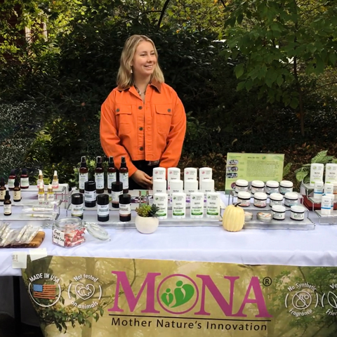 MONA Brands Dispaly its products at a Craft Fair in Sharon, Massachusetts