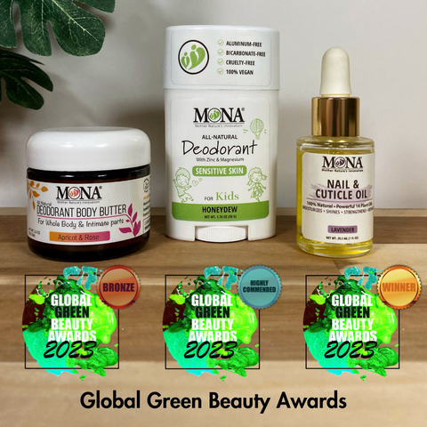 MONA Brands Wins Three Awards in the 2023 Global Green Beauty Awards