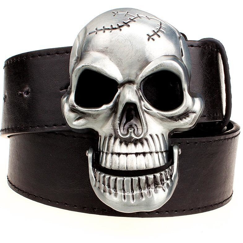 skull buckle