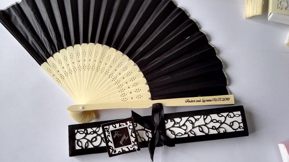 custom japanese hand fans