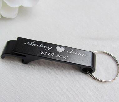 engraved bottle opener keyring