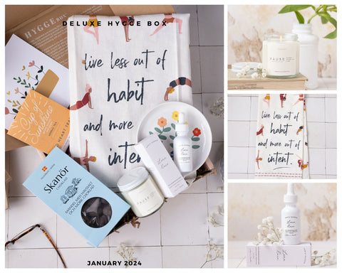 Shop Hygge Box January 2024 Deluxe Hygge Box