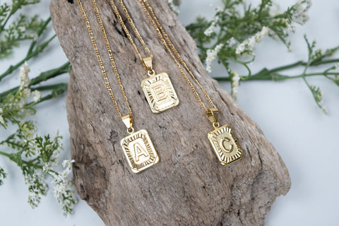 Three gold plated necklaces from Bracha