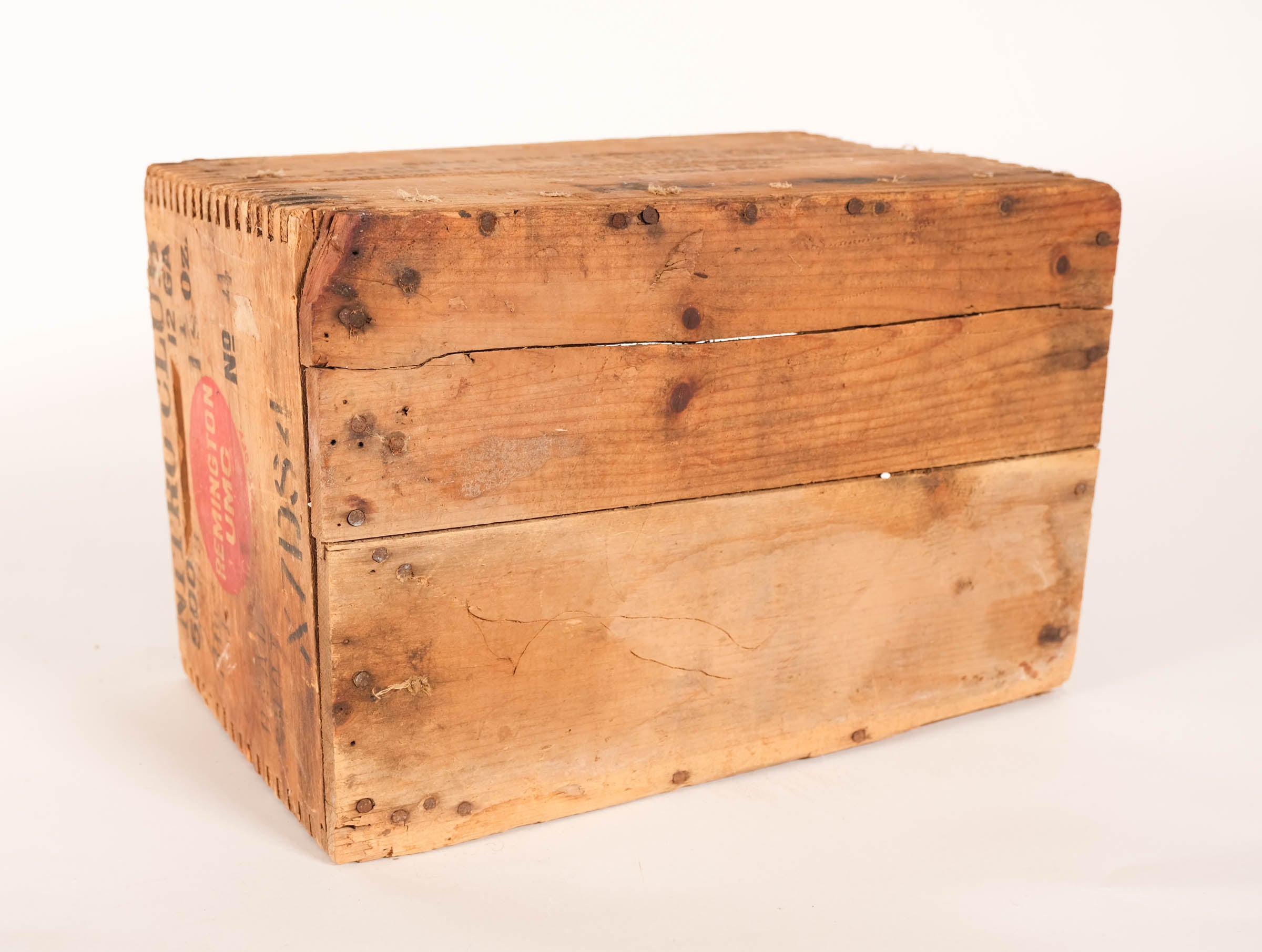 Antique Remington Ammunition Wooden Crate