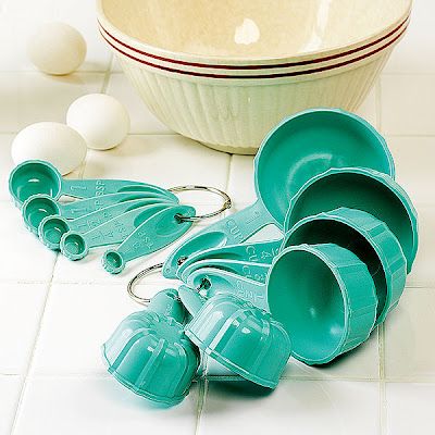 Nordic Ware Sea Glass Blue Measuring Cups and Measuring Spoons Set