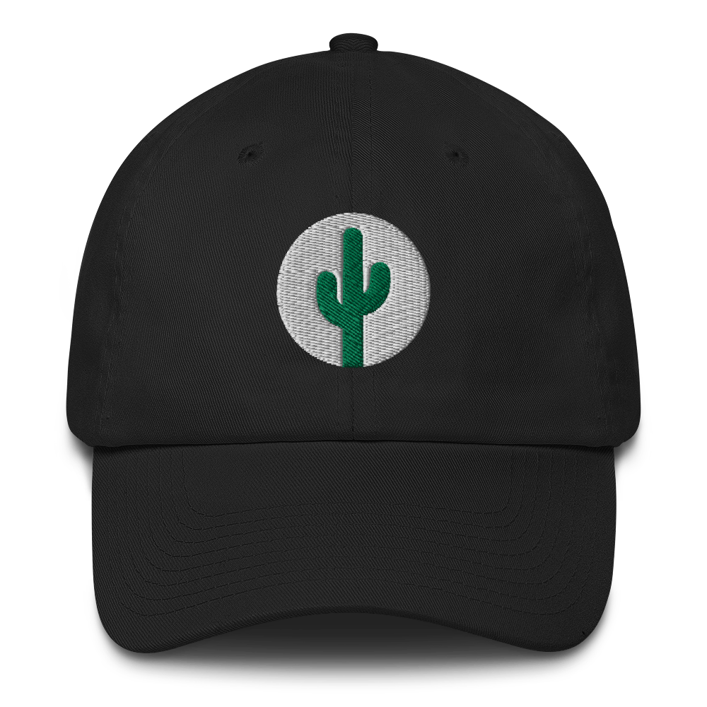 Download Cactus Dad Hat - Green on White - Cactus Goods