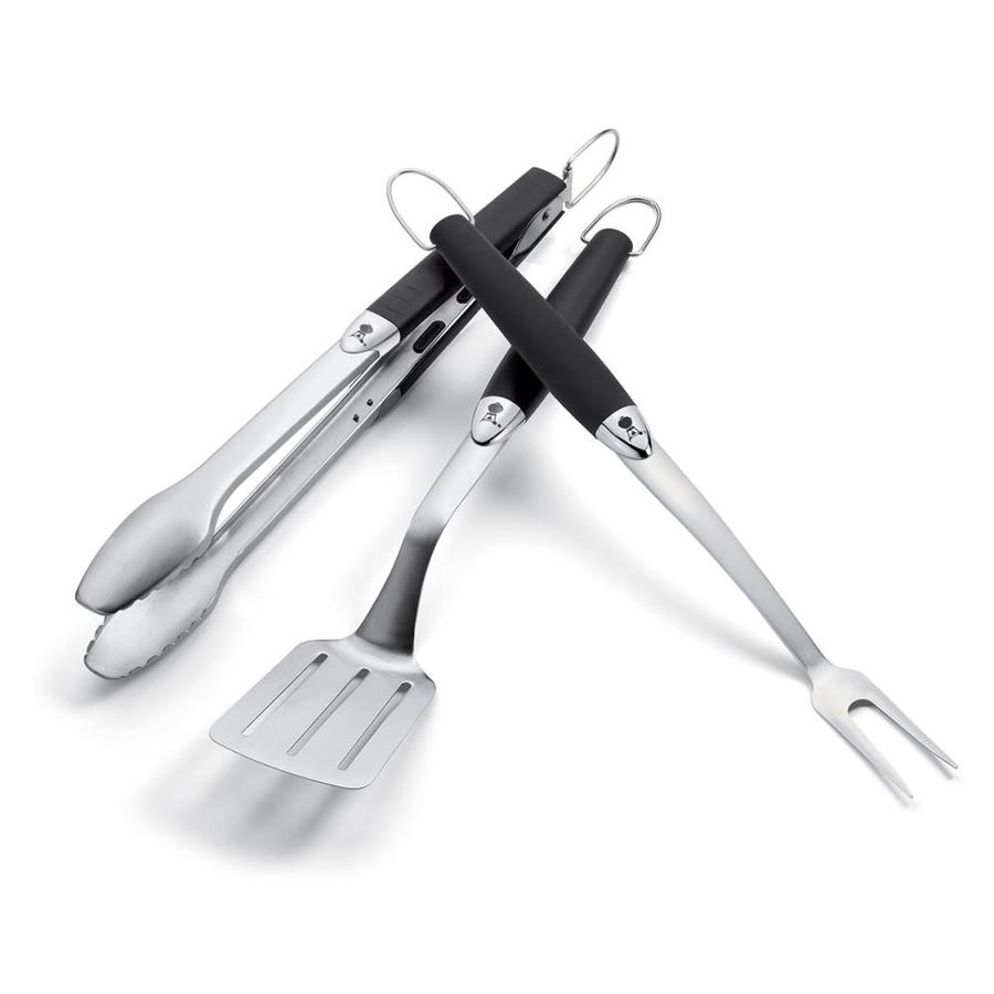 Home Depot stainless steel BBQ toolkit
