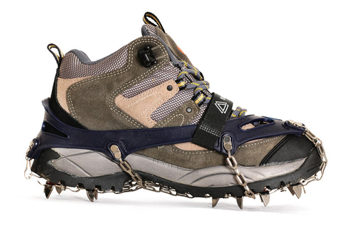 What to look for in crampons for trail running and hiking in the winter. 