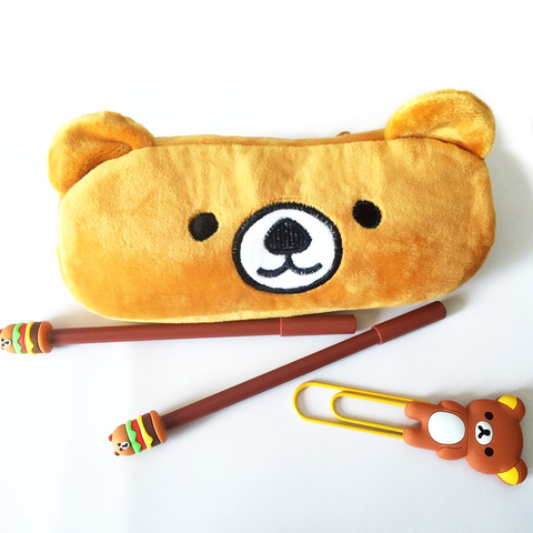 rilakkuma plush pencil case