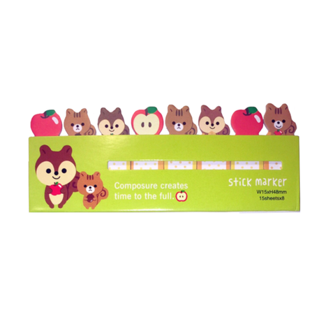 Love Apples Sticky Page Tab Marker