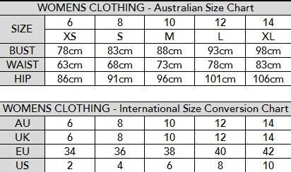 size 12 australian to european