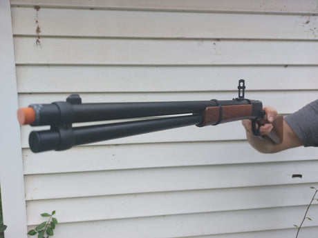 Double-Barrel 12 Gauge Shotgun Prop - Plastic Standard Quality