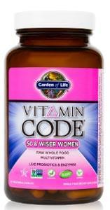 Garden Of Life Vitamin Code Raw Women S Multivitamin 50 Wiser