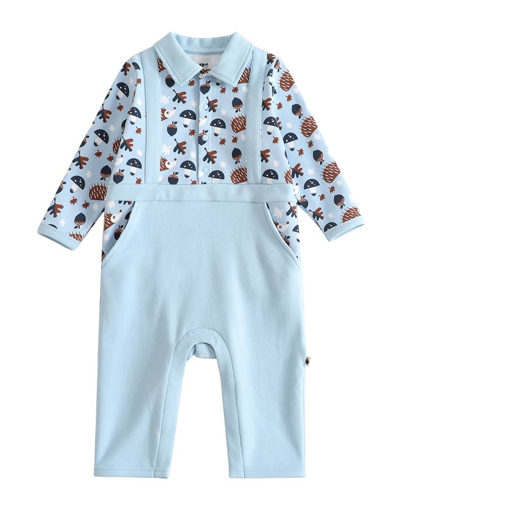 Vauva 2022 Xmas Baby Polo Long Sleeves Romper (Blue) – My Little Korner