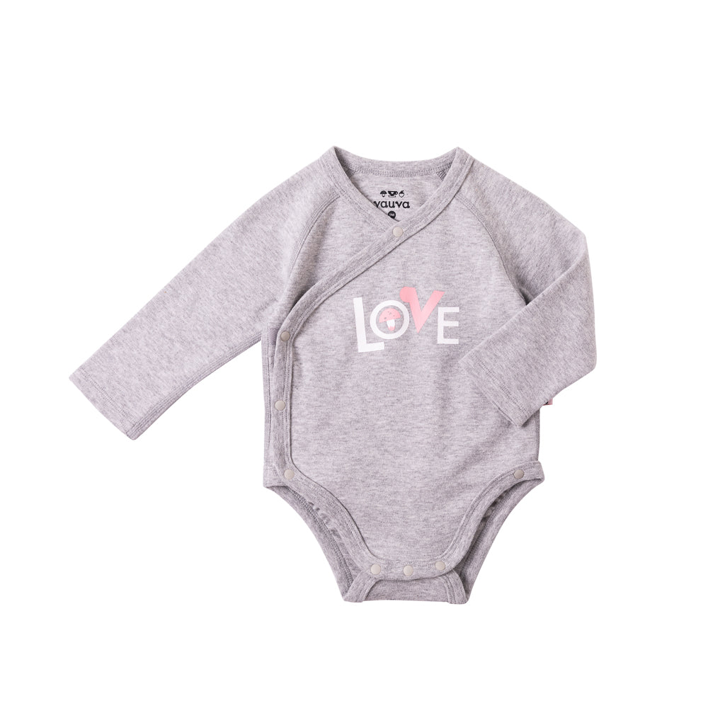 Vauva Baby Girls Love Long Sleeves Romper Set – My Little Korner