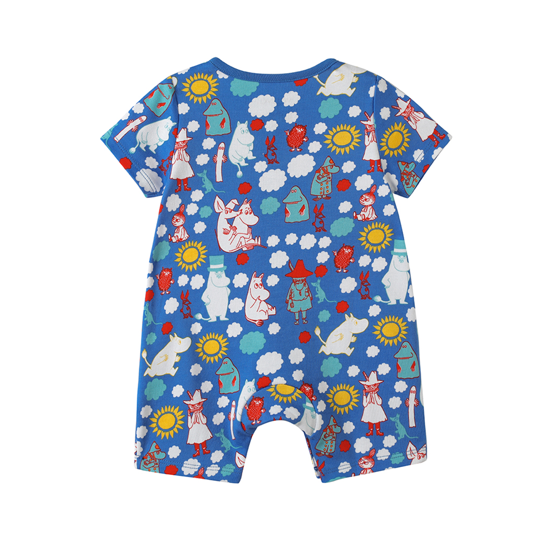 Vauva x Moomin All-over Print Short Sleeves Romper – My Little Korner